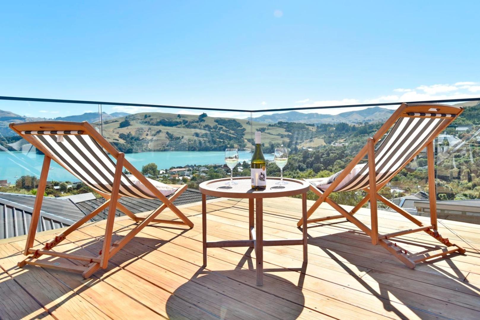 Akaroa Harbour View - Christchurch Holiday Homes Esterno foto