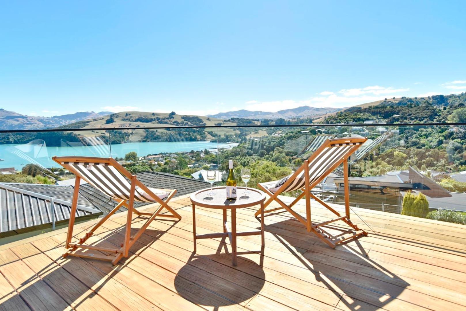 Akaroa Harbour View - Christchurch Holiday Homes Esterno foto