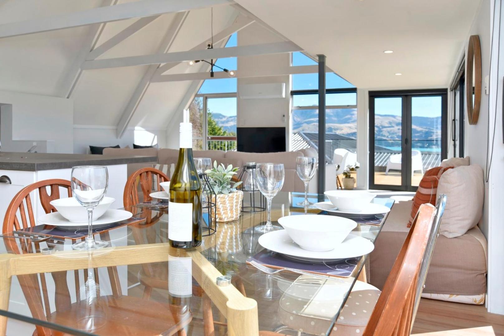 Akaroa Harbour View - Christchurch Holiday Homes Esterno foto