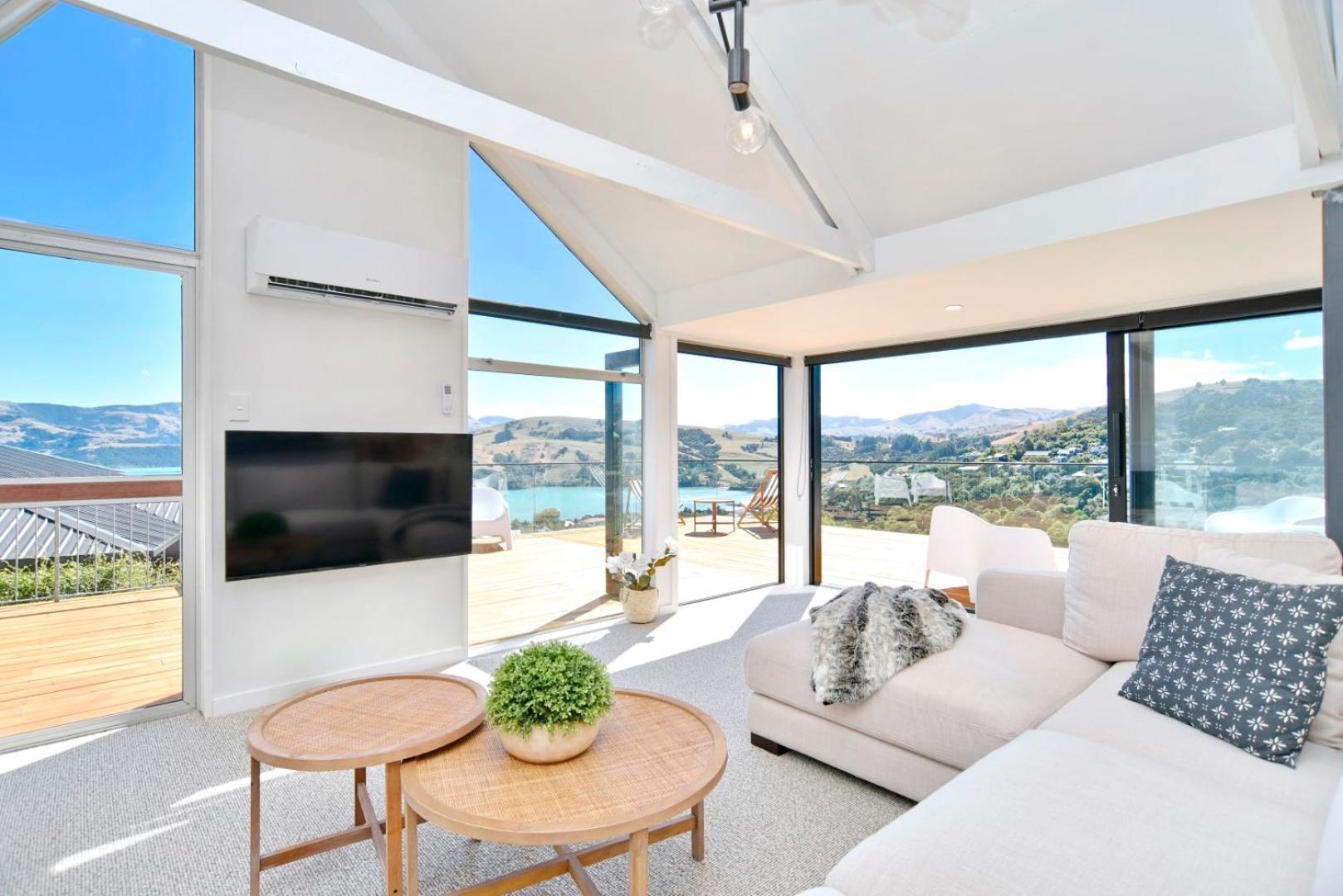Akaroa Harbour View - Christchurch Holiday Homes Esterno foto